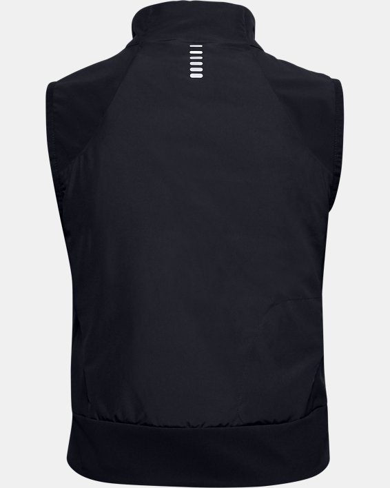 Women's ColdGear® Reactor Run Vest, Black, pdpMainDesktop image number 6